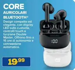 Euronics Bruno CORE AURICOLARI BLUETOOTH® offerta