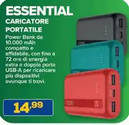 Euronics Bruno ESSENTIAL CARICATORE PORTATILE offerta