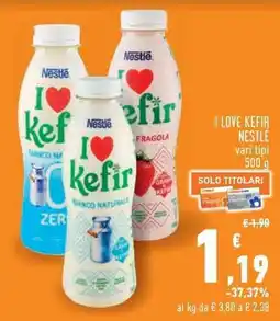 Conad Superstore I LOVE KEFIR NESTLÉ offerta