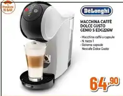 Expert DeLonghi MACCHINA CAFFÈ DOLCE GUSTO GENIO S offerta