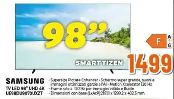 Expert SAMSUNG TV LED 98" UHD 4K offerta