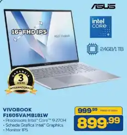 Euronics Bruno ASUS VIVOBOK F1605VAMB181W offerta