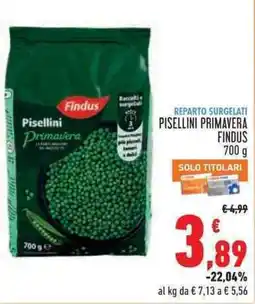 Conad Superstore Pisellini Primavera Findus offerta