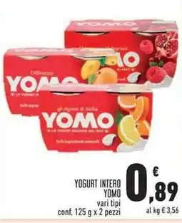 Conad Superstore YOGURT INTERO YOMO offerta
