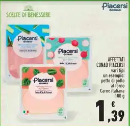 Conad Superstore Piacersi petto di pollo al forno offerta