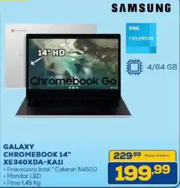 Euronics Bruno SAMSUNG GALAXY CHROMEBOOK 14" offerta