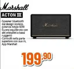 Expert Marshall ACTON III offerta