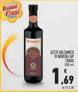 Conad Superstore Aceto Balsamico di Modena IGP Conad offerta