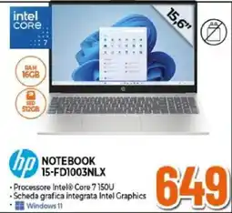 Expert hp NOTEBOOK 15-FD1003NLX offerta