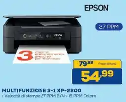 Euronics Bruno EPSON MULTIFUNZIONE 3-1 XP-2200 offerta