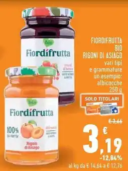 Conad Superstore Fiordifrutta Rigoni di Asiago offerta
