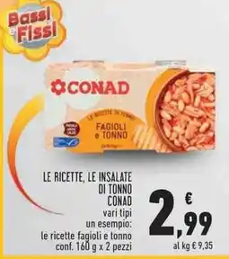 Conad Superstore Fagioli e Tonno CONAD offerta
