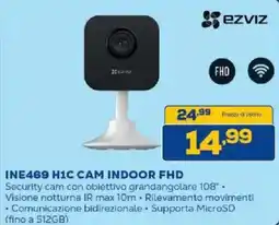 Euronics Bruno ezviz INE469 H1C CAM INDOOR FHD offerta
