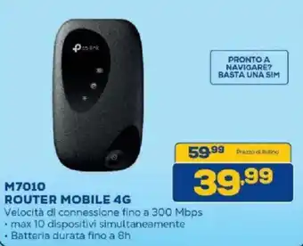 Euronics Bruno tp-link ROUTER MOBILE 4G offerta