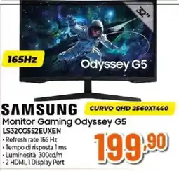 Expert SAMSUNG Monitor Gaming Odyssey G5 offerta