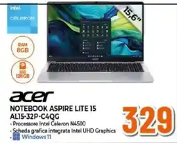 Expert acer NOTEBOOK ASPIRE LITE 15 offerta