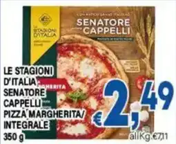 DEM Le Stagioni d'Italia Senator Cappelli Pizza Margherita Integrale offerta