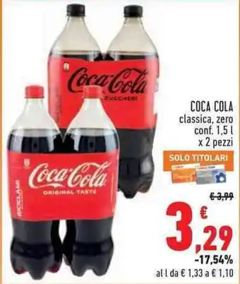 Conad Superstore Coca-Cola classica, zero offerta