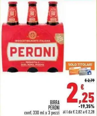 Conad Superstore Birra Peroni offerta