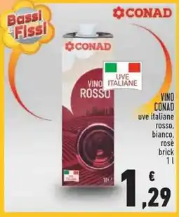 Conad Superstore Vino rosso CONAD offerta