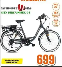 Expert SMARTWAY CITY BIKE UNISEX C4 offerta