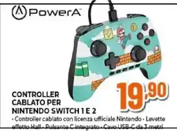 Expert PowerA Controller cablato per Nintendo Switch 1 e 2 offerta