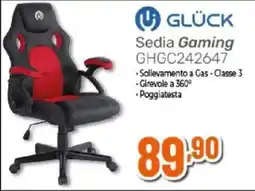 Expert GLÜCK Sedia Gaming offerta
