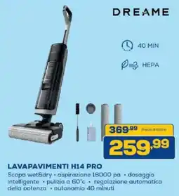 Euronics Bruno DREAME LAVAPAVIMENTI H14 PRO offerta