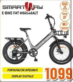 Expert SMARTWAY E-BIKE FAT M6R548ALT offerta