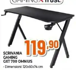 Expert GamingxTrust SCRIVANIA GAMING GXT 700 OMNIUS offerta