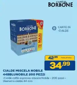 Euronics Bruno Caffè Borbone Cialde Miscela Nobile offerta
