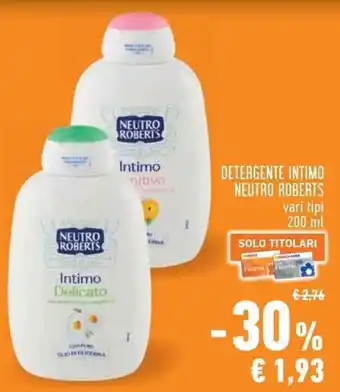 Conad Superstore Detergente Intimo Neutro Roberts offerta