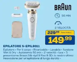 Euronics Bruno BRAUN Epilatore S-EPIL9011 offerta