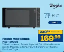 Euronics Bruno Whirlpool FORNO MICROONDE MWP303SB offerta