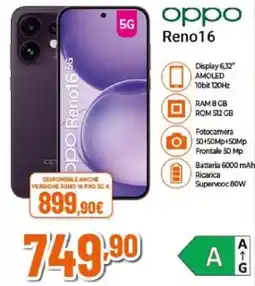 Expert OPPO Reno16 offerta