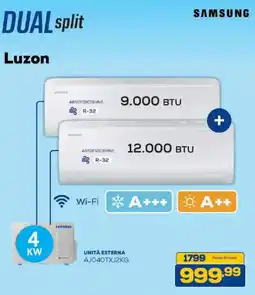 Euronics Bruno DUAL split Luzon offerta