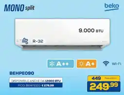Euronics Bruno MONO split BEKO offerta
