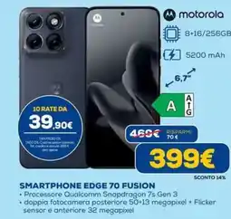 DIMOStore Motorola smartphone edge 70 fusion offerta