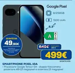 DIMOStore Google pixel smartphone pixel 10A offerta