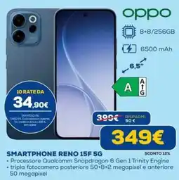 DIMOStore Oppo smartphone reno 15F 5G offerta
