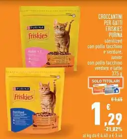 Conad Superstore Crocchettini per gatti Friskies Purina offerta