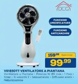 Euronics Bruno DCG VENTILATORE A PIANTANA offerta