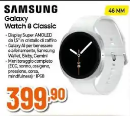 Expert SAMSUNG Galaxy Watch 8 Classic offerta