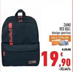 Conad Superstore ZAINO RED BULL offerta