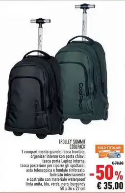 Conad Superstore Trolley Summit Coolpack offerta