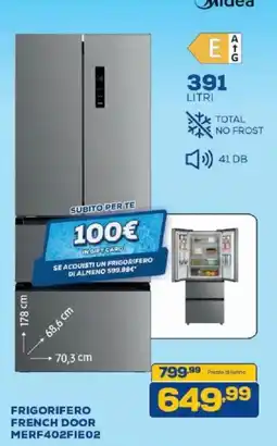 Euronics Bruno FRIGORIFERO FRENCH DOOR MIDEA offerta