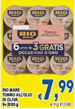 DEM RIO MARE Tonno all'Olio di Oliva offerta