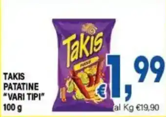 DEM Takis Patatine "Vari Tipi" offerta