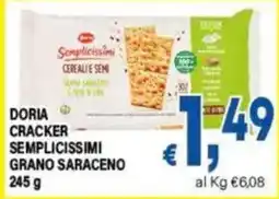 DEM DORIA CRACKER SEMPlicissimi GRANO SARACENO offerta