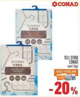 Conad Superstore Teli stiro Conad offerta